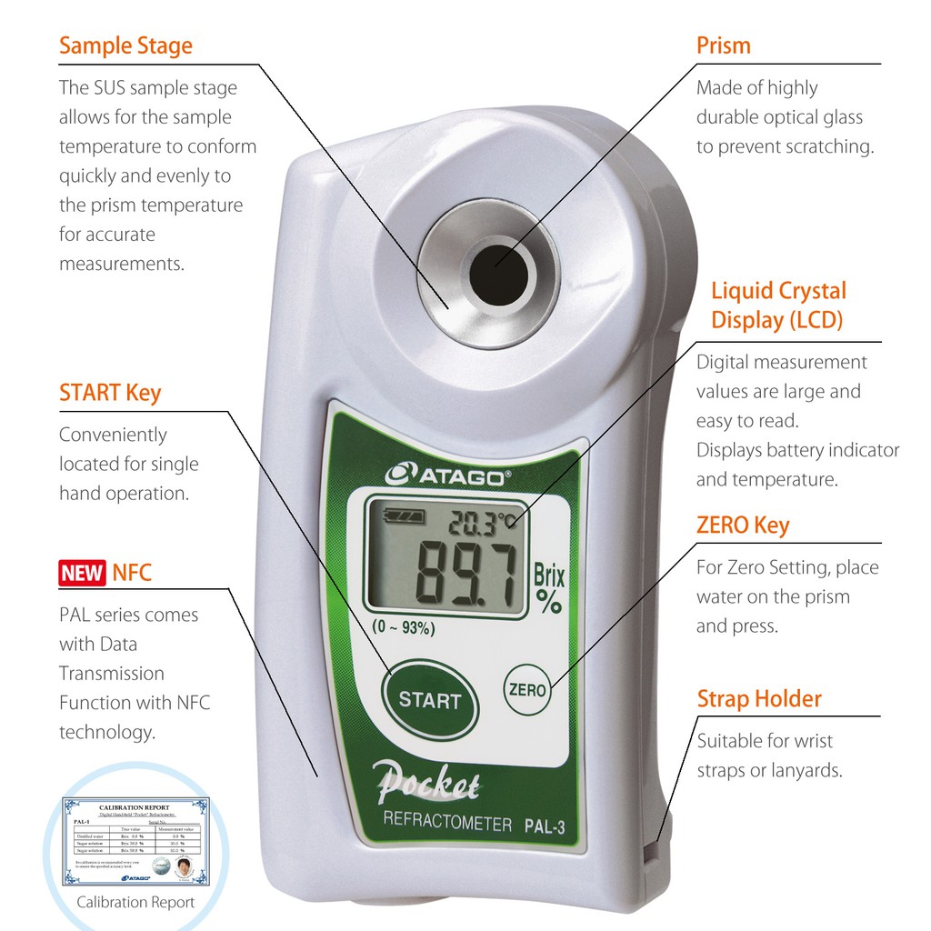 ATAGO Digital Pocket Refractometer 