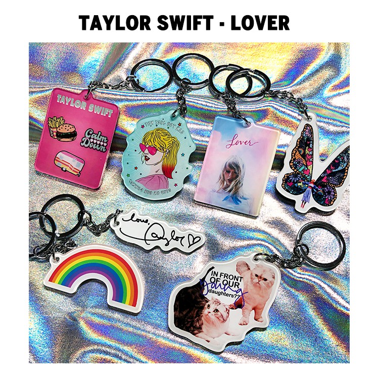 Taylor Swift Lover album acrylic pendant doublesided keychain(TAY2001﻿) Shopee Malaysia