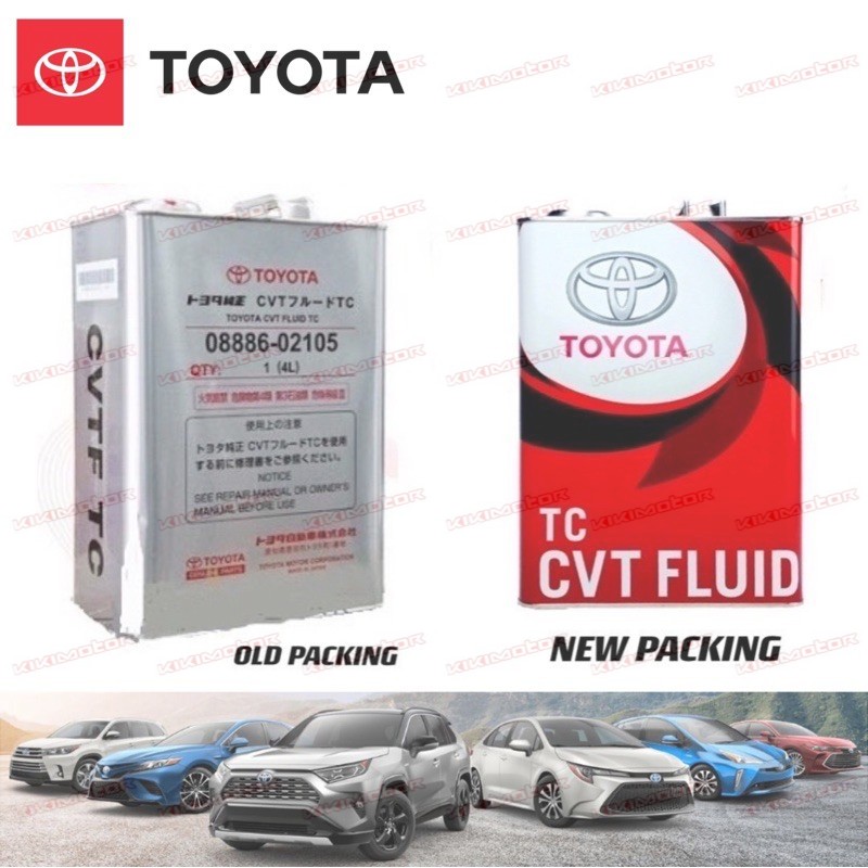 08886-02105 Toyota CVT Fluid TC ATF Gear Oil (4 Liter) | Shopee Malaysia