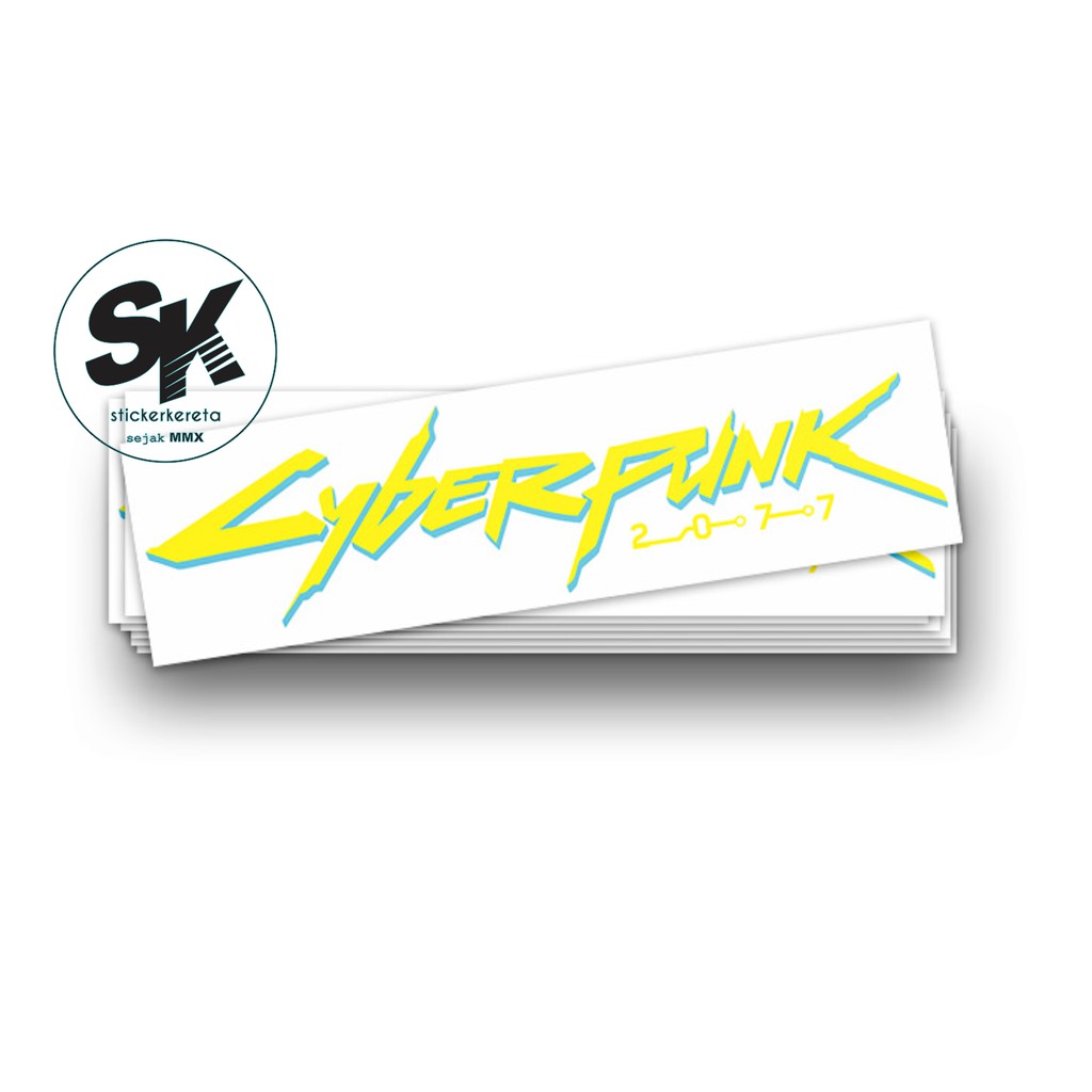Cyberpunk Cutting Sticker for Gaming Computer Casing | Shopee Malaysia