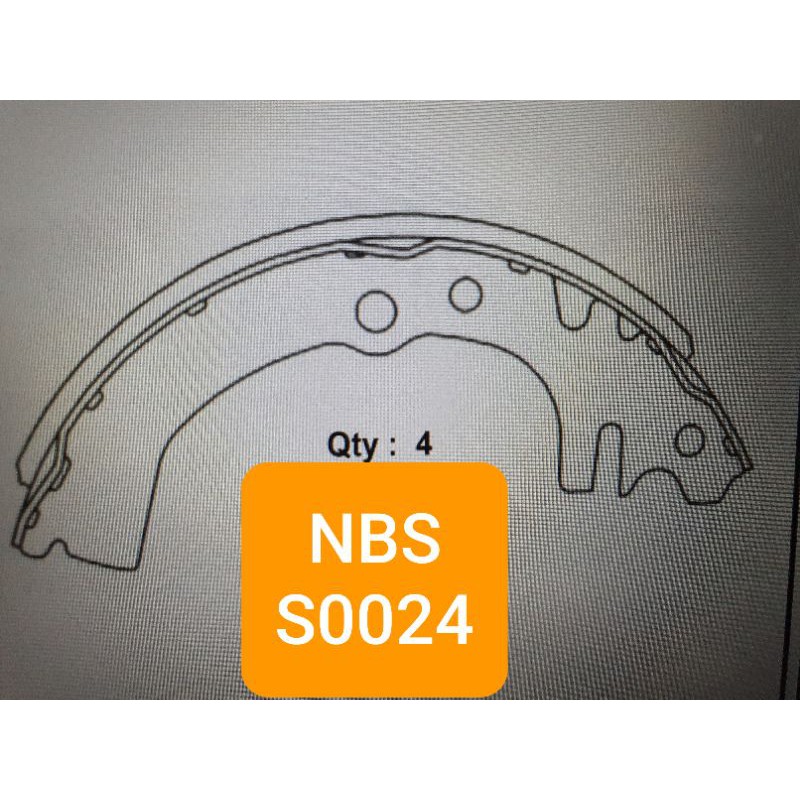 (NBS)REAR PERODUA KANCIL 660,850 BRAKE SHOE S0024 Shopee Malaysia