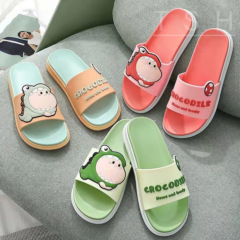 Summer Indoor Home Bathroom Slippers men and womenNon Slip Thick