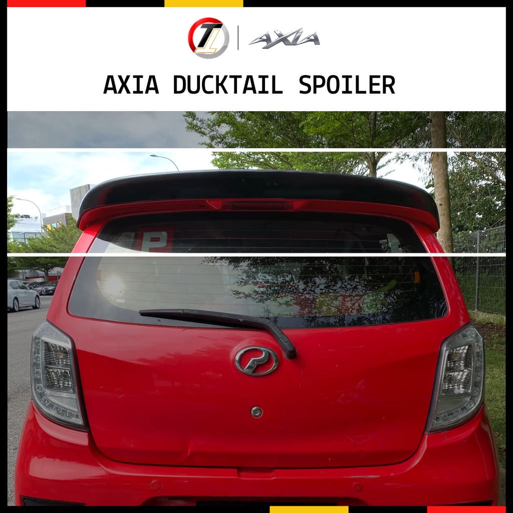 Perodua Axia Ducktail Spoiler | Axia Bodykit Perodua Axia Spoiler Axia ...