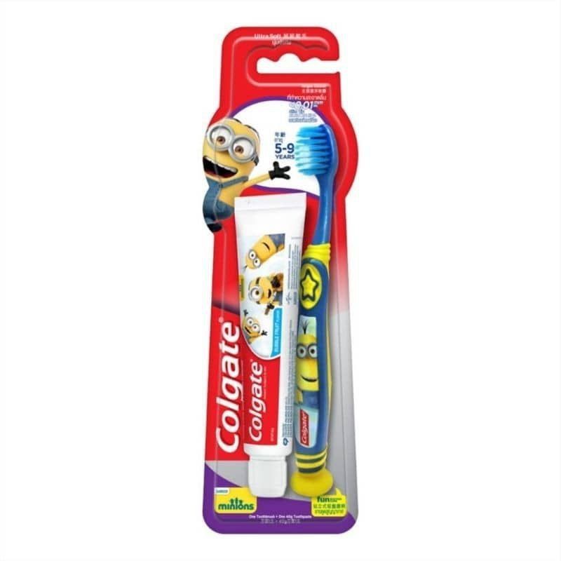 Colgate Kids Minions Toothpaste & Toothbrush Combo (59 years old