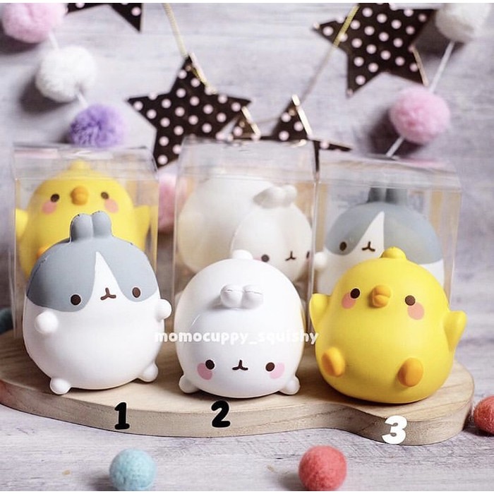 Squishy LICENSED molang the happy bunny ver.2 ORIGINAL KOREA | Shopee ...