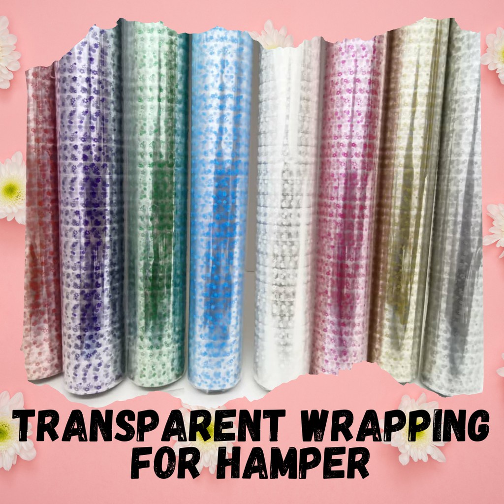 💥READY STOCK 💥TRANSPARENT WRAPPING FOR HAMPER | Shopee Malaysia