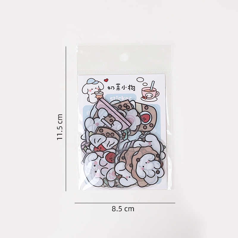 40 Pcs Cute Cartoon Waterproof PET Stickers Pack Student Handbook Deco ...