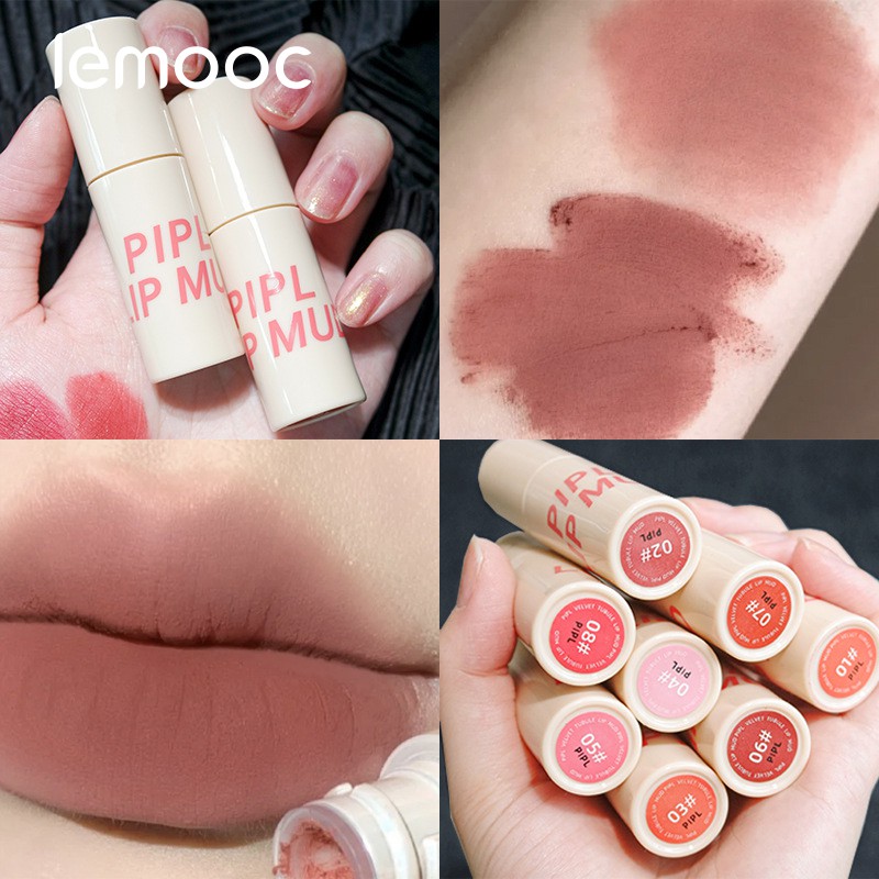 Velvet Mist Matte Lip Mud Lightweight Soft Lip Mud Lipstick Mousse