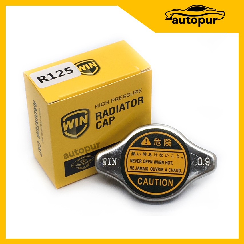 WIN Radiator Cap R125 (0.9) For Proton Wira / Perodua Kancil | Shopee ...