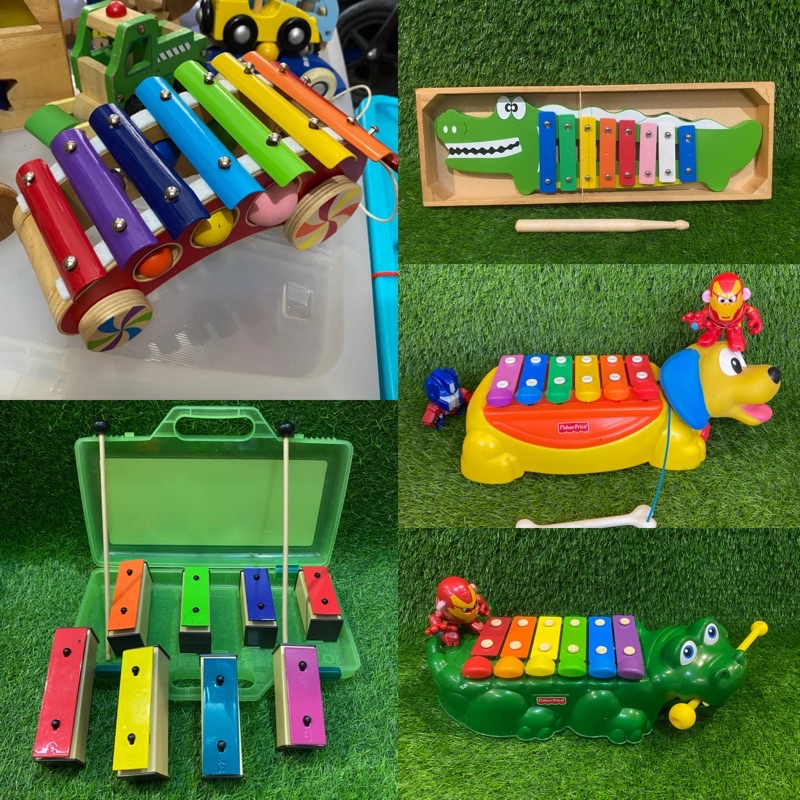Resonator Animal Wooden Xylophones Shopee Malaysia