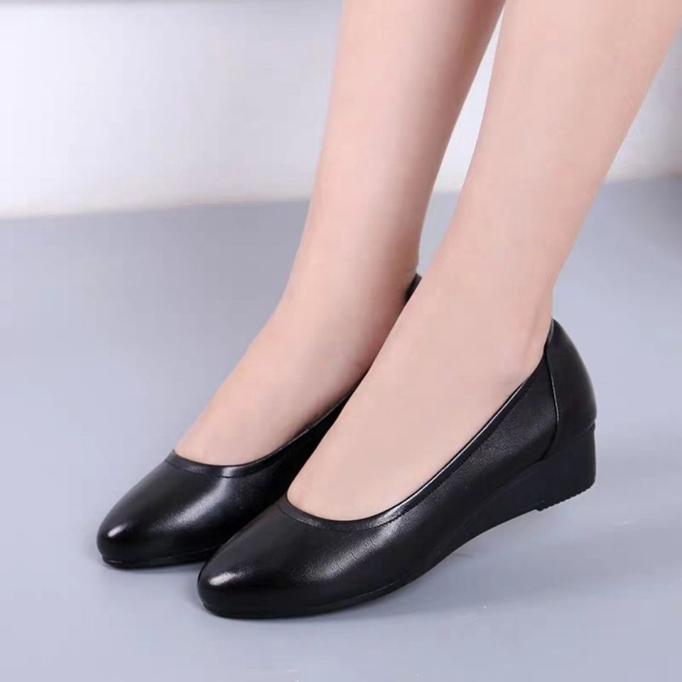 Comfortable black work shoes on sale ladies