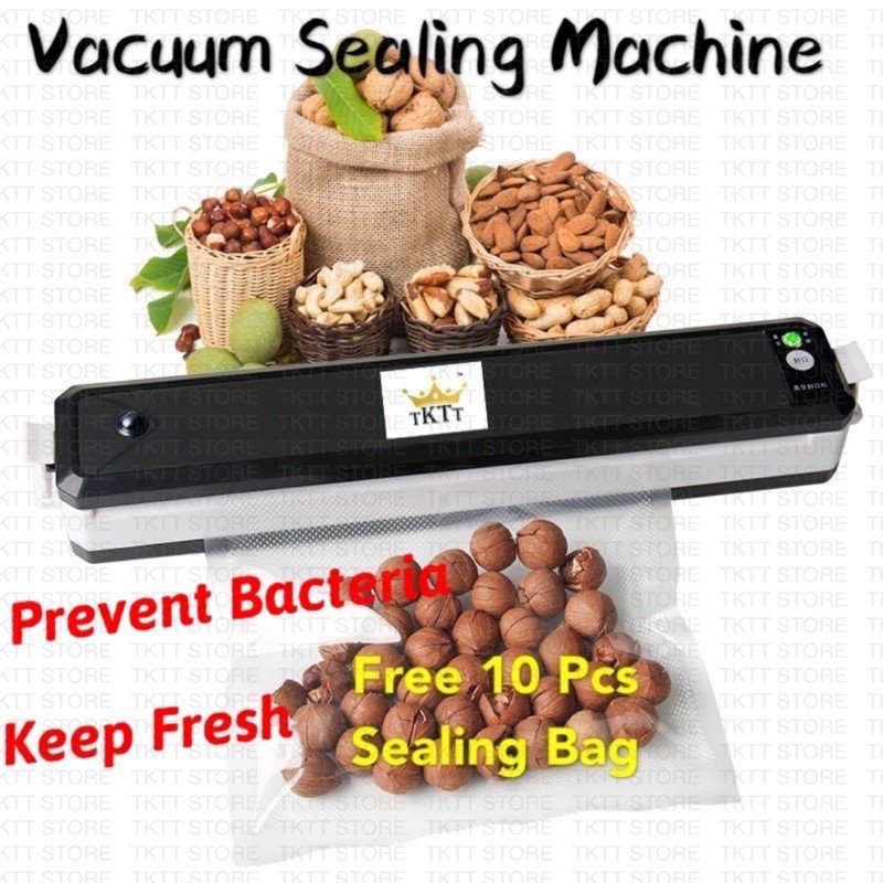 TKTT Vacuum Sealing Machine Electric Automatic Vacuum Sealer Fresh ...
