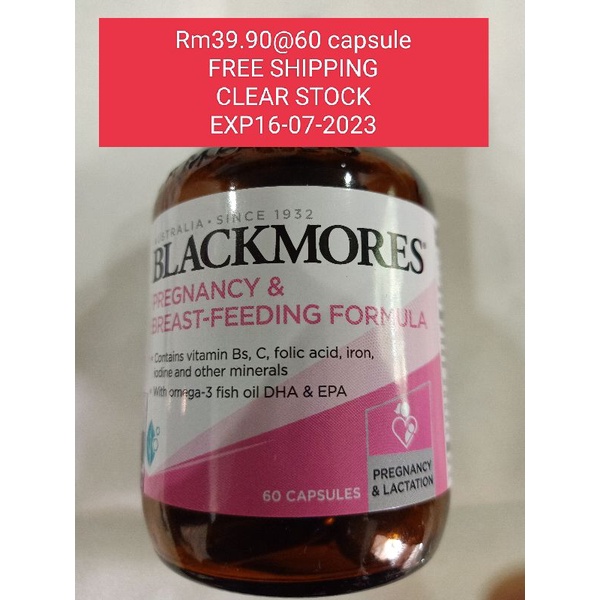 BLACKMORES Evening Primrose Oil Pregnancy Breast feeding formula Shopee Malaysia