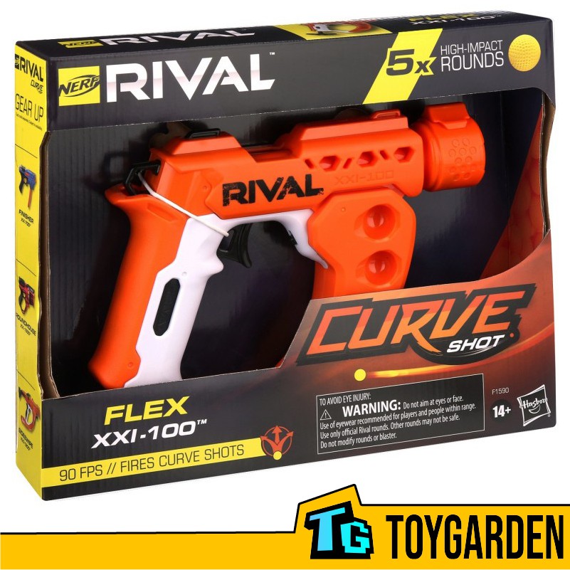 Nerf Rival Curve Shot - Flex XXI-100 Blaster | Shopee Malaysia
