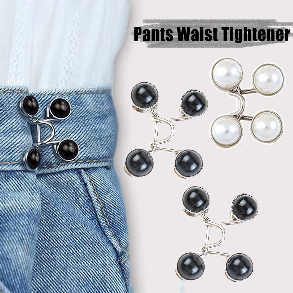 1 Set Detachable Jeans Metal Buttons /Pearl Snap Fastener Pants Pin