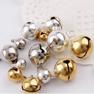 1cm 2cm 10/100pcs Small Bells for Crafts Mini Jingle Bells Gold