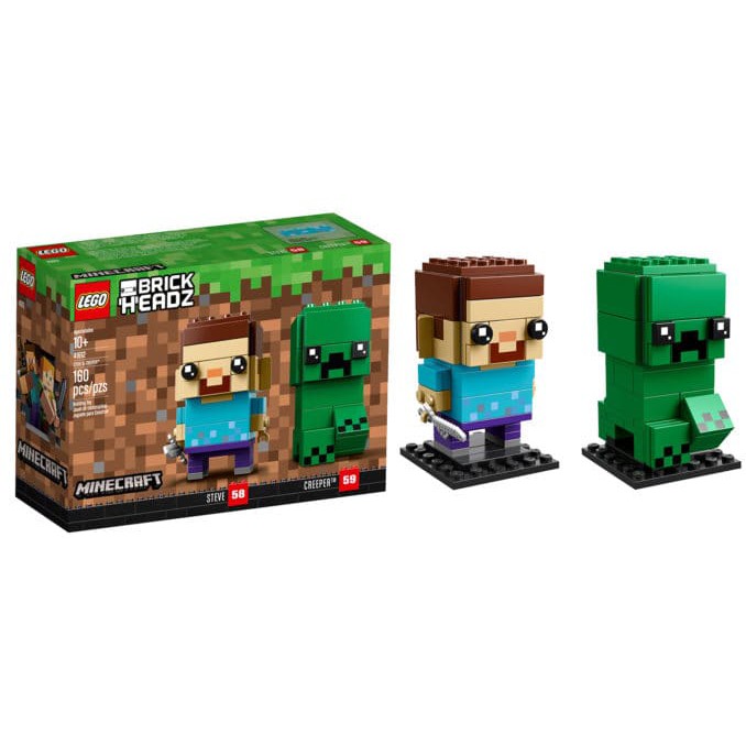 Lego brickheadz best sale steve and creeper