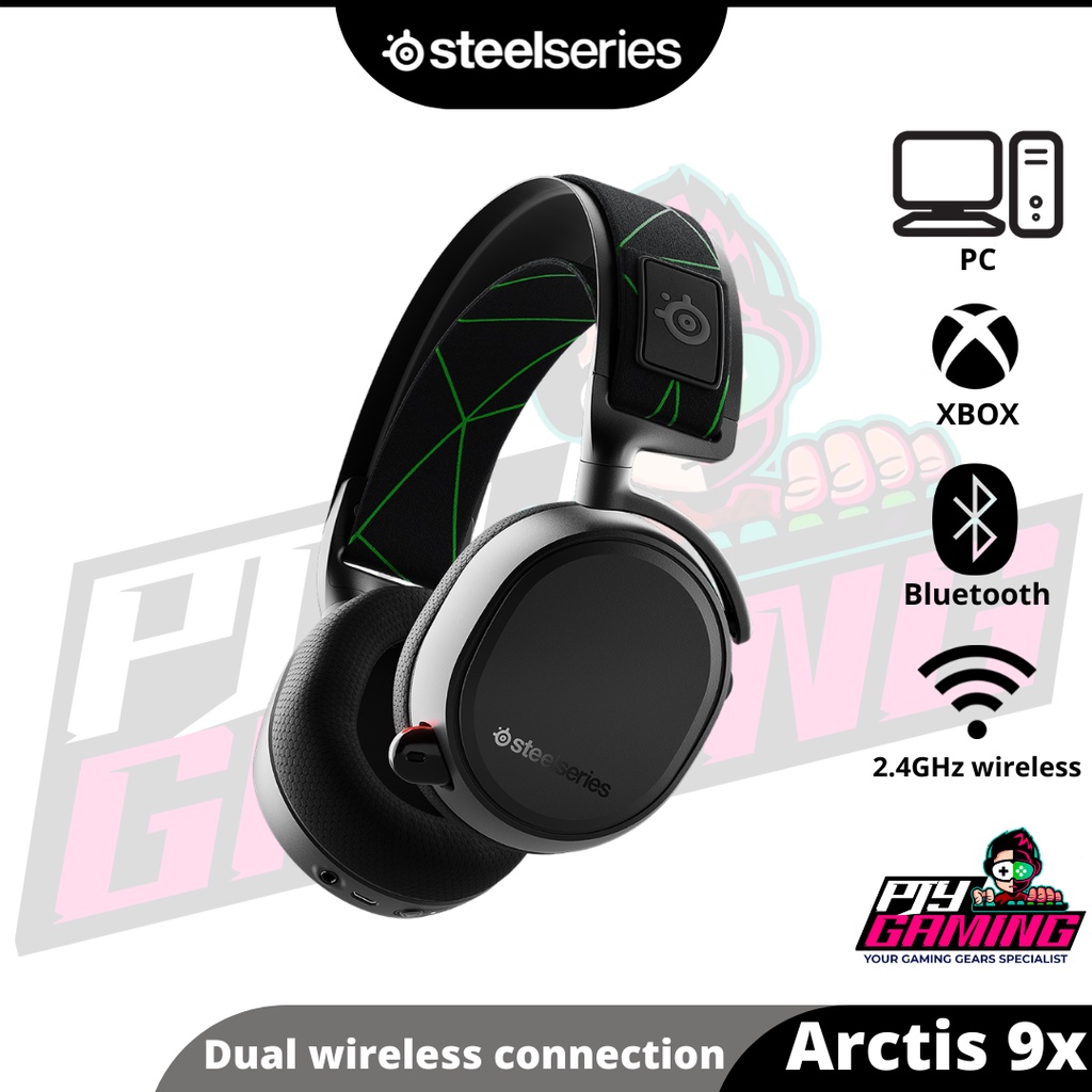Arctis 9X SteelSeries Wireless Stereo Gaming Headset for Xbox One - Black  for sale online