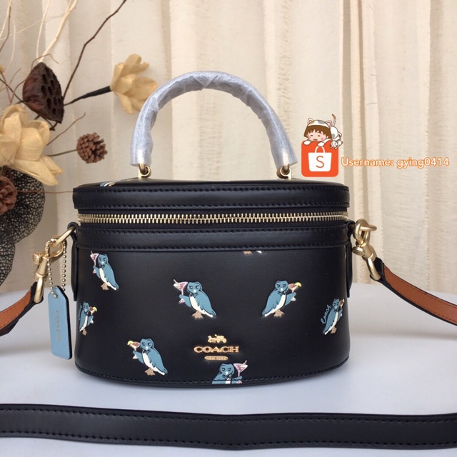 Coach owl top bag