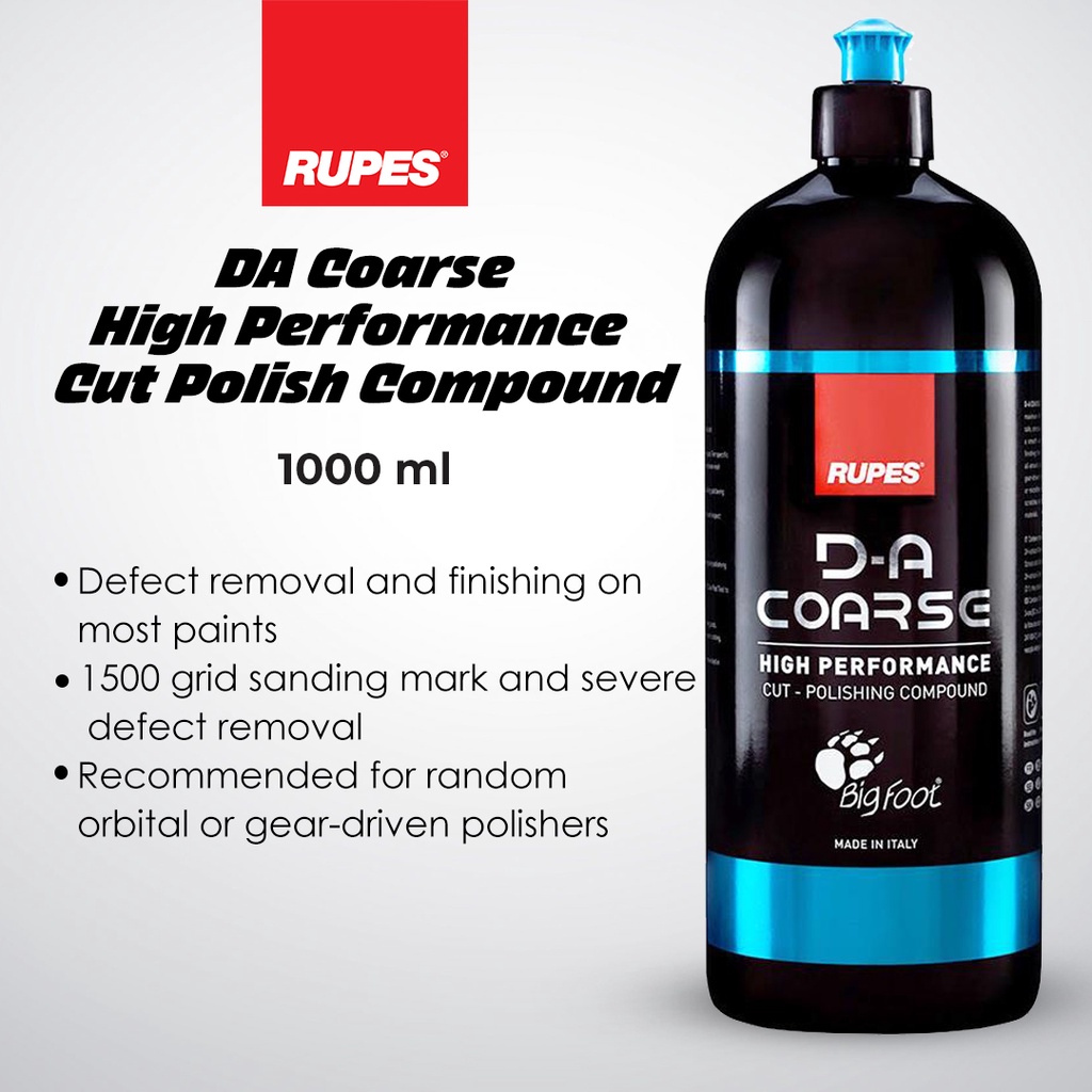 Rupes D-A Coarse Compound - High-Performance Polishing Compound 250 ml