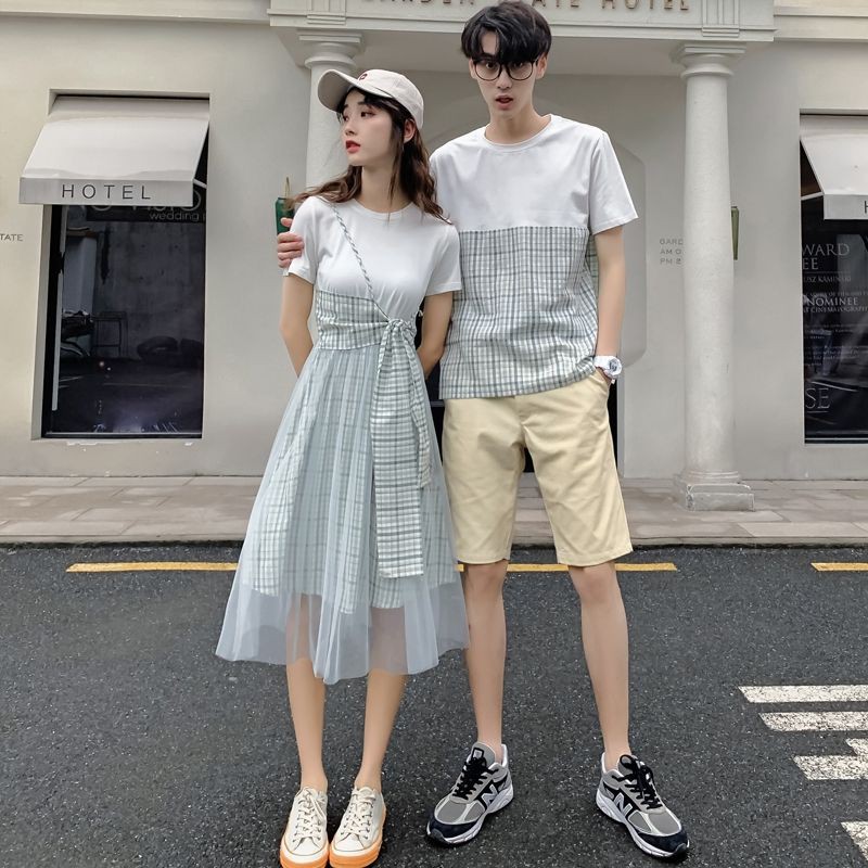 Couple shirt korean on sale style