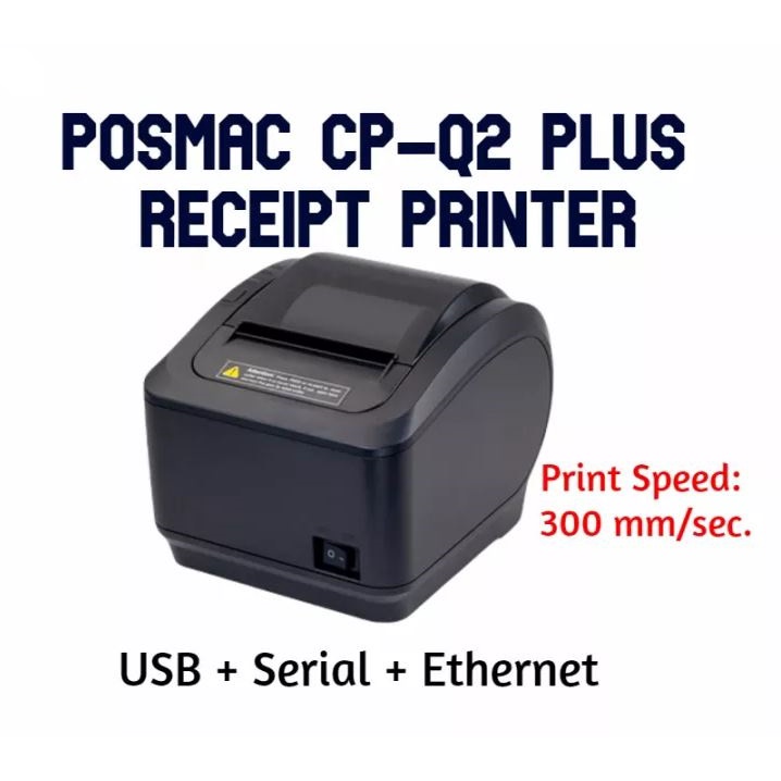 POSMAC CPQ2 Plus Thermal Receipt Printer 80mm with pending beep sound