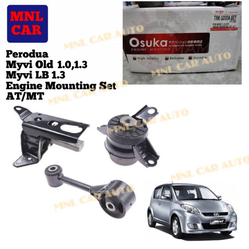 (1 YEAR WARRANTY)PERODUA MYVI 1.0 1.3 LAGI BEST AT/MT ENGINE MOUNTING ...