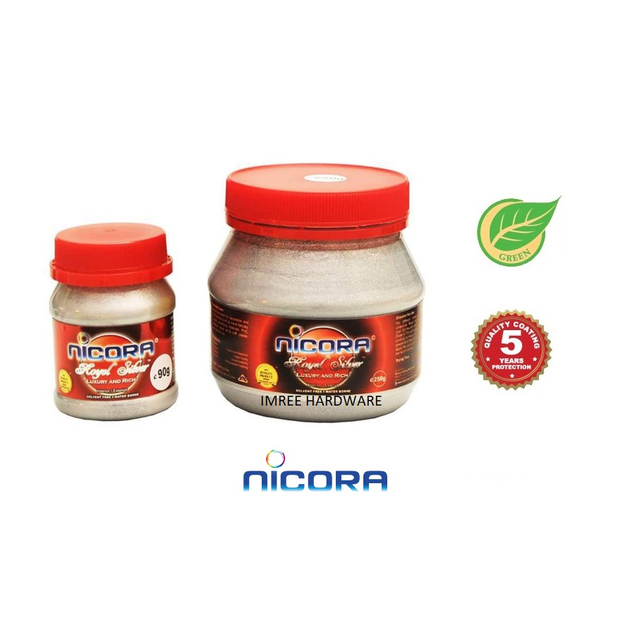 NICORA ROYAL SILVER Paint (WaterBased) Shopee Malaysia