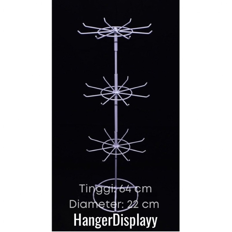 MATAHARI GANTUNGAN 3-tier Sun Rotating Display Rack with Display ...