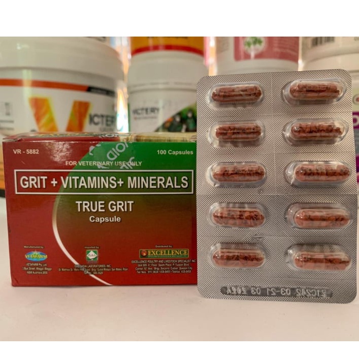 True Grit Vitamins + Minerals 100 Capsule 1 box for Game farm