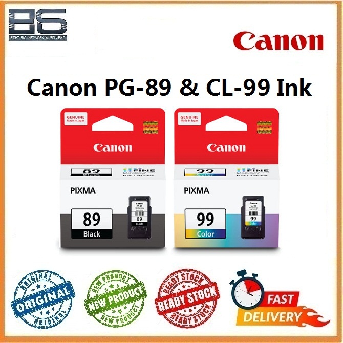 Canon PG89 Black & CL99 Colour Ink Cartridge Refill Black Colour