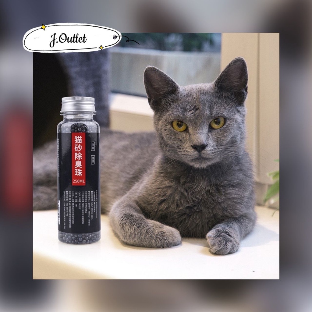 J.Outlet*Pet Cat Litter Tofu Activated Charcoal Absorbs Odor Cat Stink