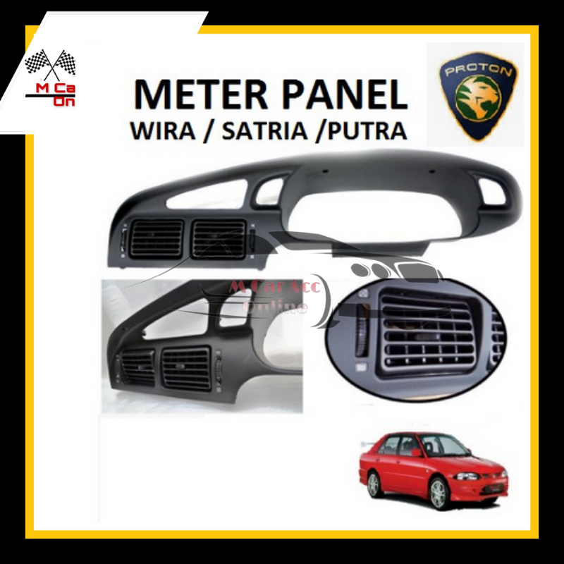 Proton Wira Satria Putra Meter Panel Casing With Aircond Pc Blower Centre Oem Meter Panel Case