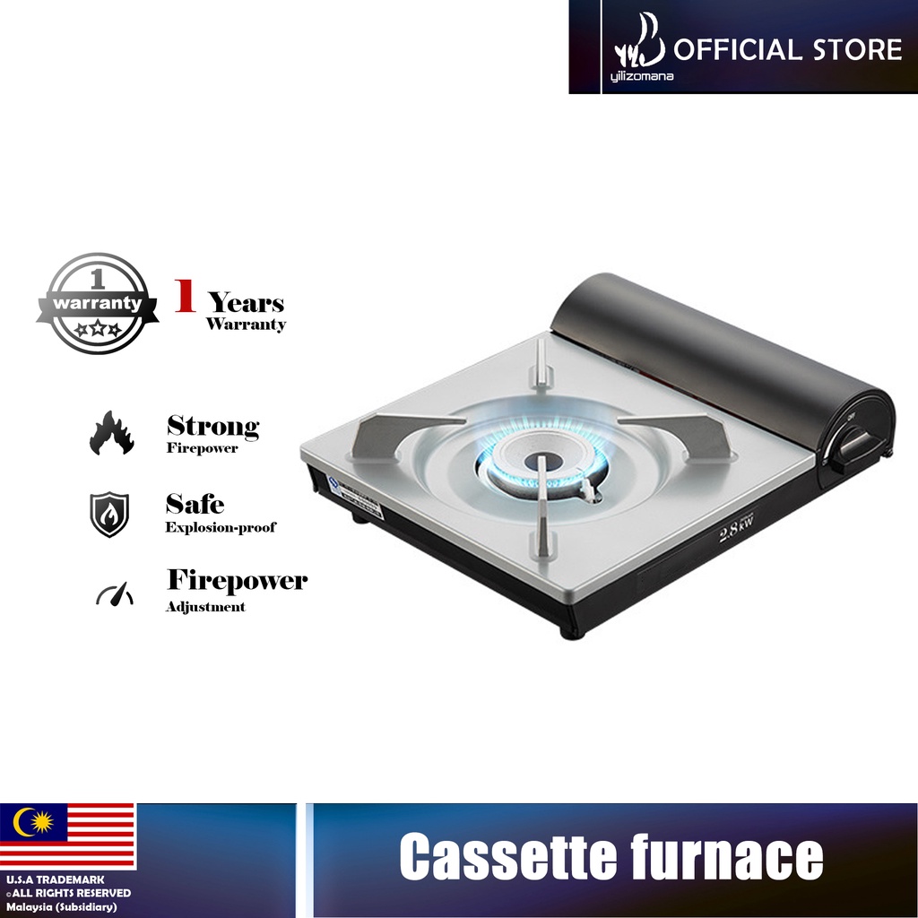 Yilizomana Portable Steamboat Gas Stove Mini Stove Gas Burner Portable For Outdoor Camping