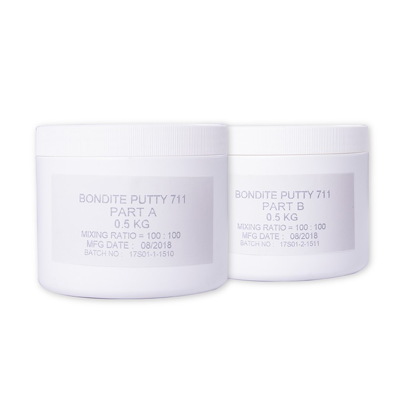 BONDITE EPOXY PUTTY 711 FOR INDUSTRIAL & NORMAL USE - A&B SET 500g+500g ...