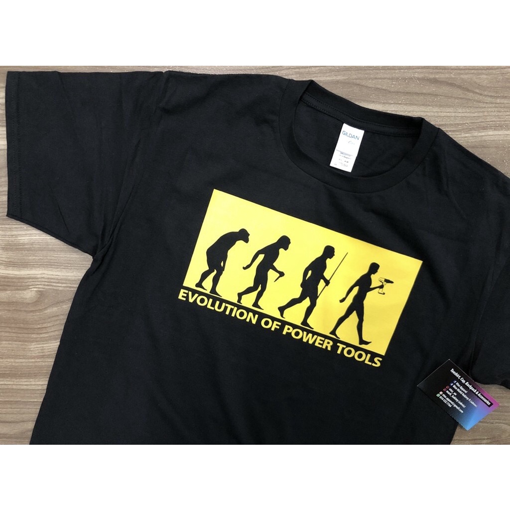 T-shirt DeWalt Cadeau Bricolage - Coton épais Logo Outils - Taille Adulte Fabrication UK