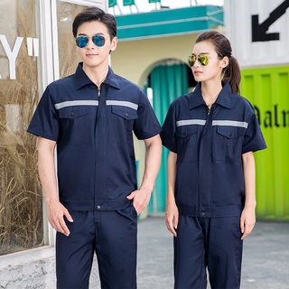 Short sleeve work jacket sale