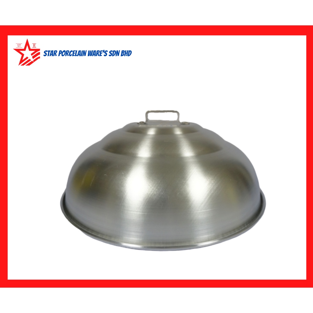 Aluminium Wok Cover 29-42CM / Penutup Kuali