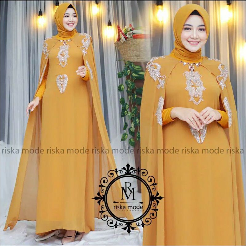 Kada Tille/Luxury Jumbo Arabic Party Gamis/muslim Gamis/Peacock Kaftan ...