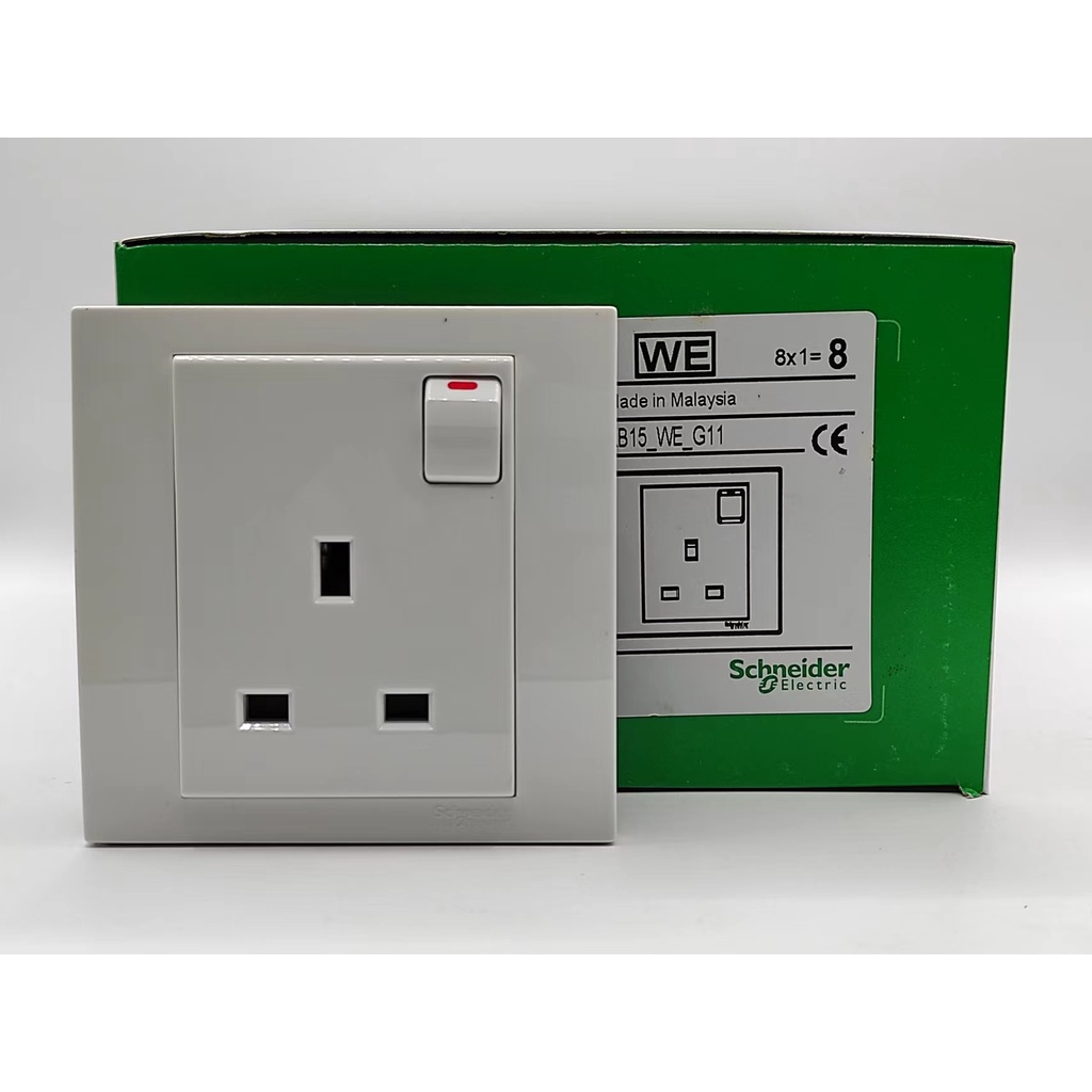 Schneider Vivace KB15 13a Switch Socket Outlet Shopee Malaysia