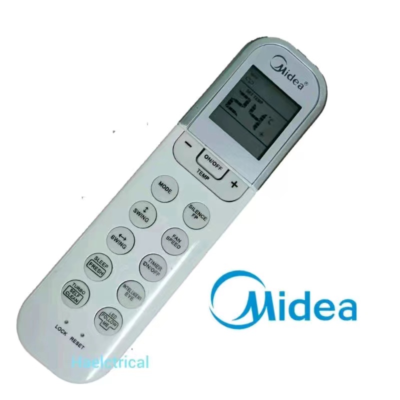 MIDEA Air Cond Remote Control 1.0hp~2.0hp | Shopee Malaysia