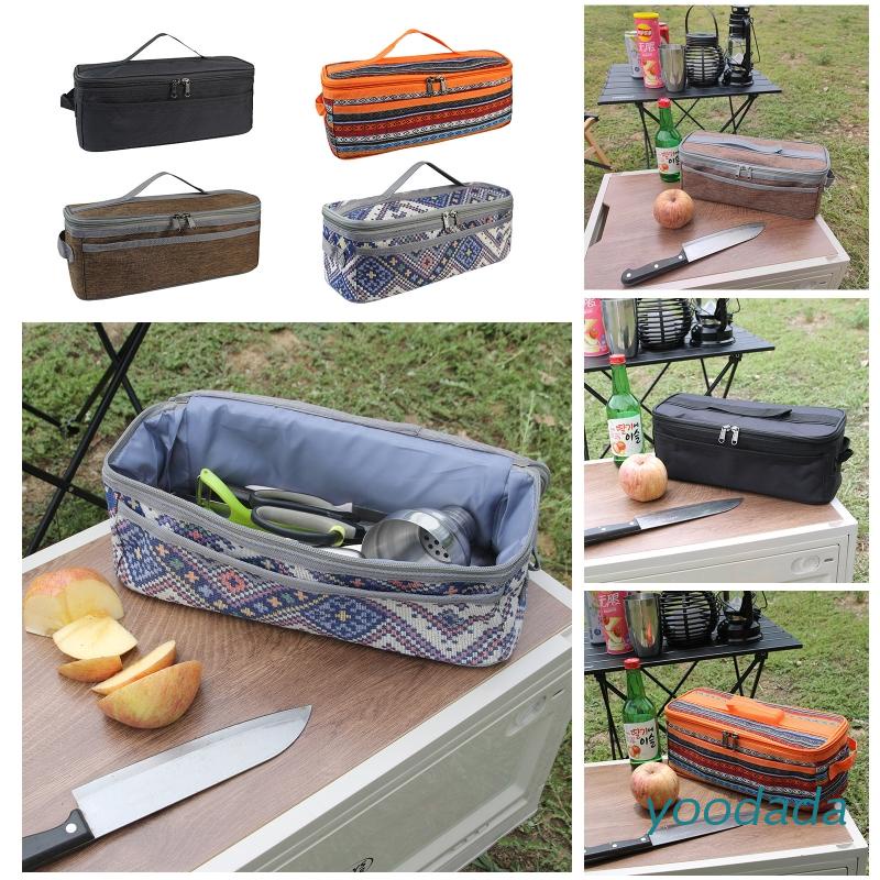 Yoo Camping Cooking Utensils Organizer Travel Bag Pouch Bag BBQ Camp