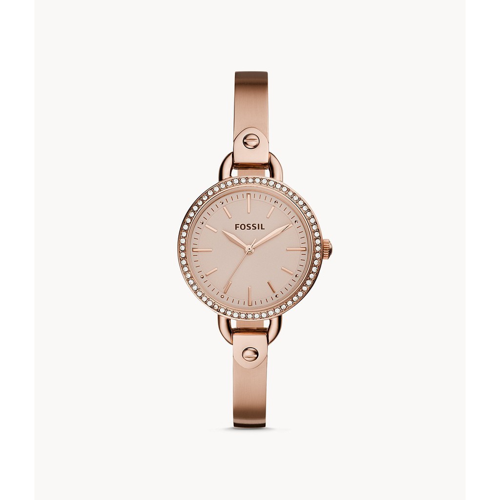 Fossil BQ3163 Classic Minute Three-Hand Rose Gold Tone Stainless Steel Watch Fossil Fossil BQ3886 Dayle ThreeHand Rose Gold Stainless  main image 4