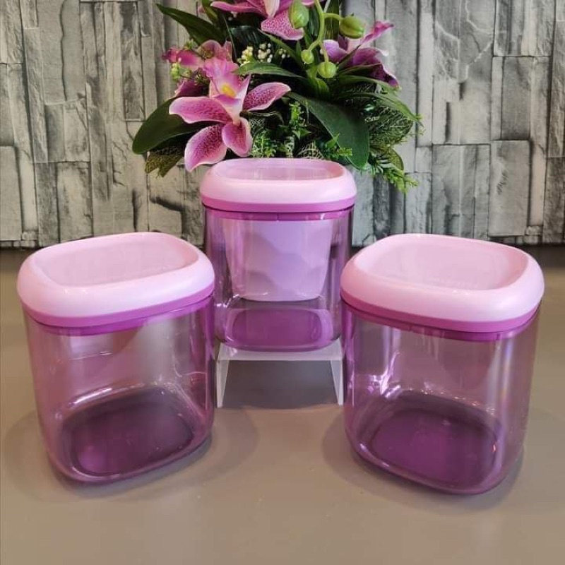 Tupperware crystalline canister 780ml (3pcs) | Shopee Malaysia