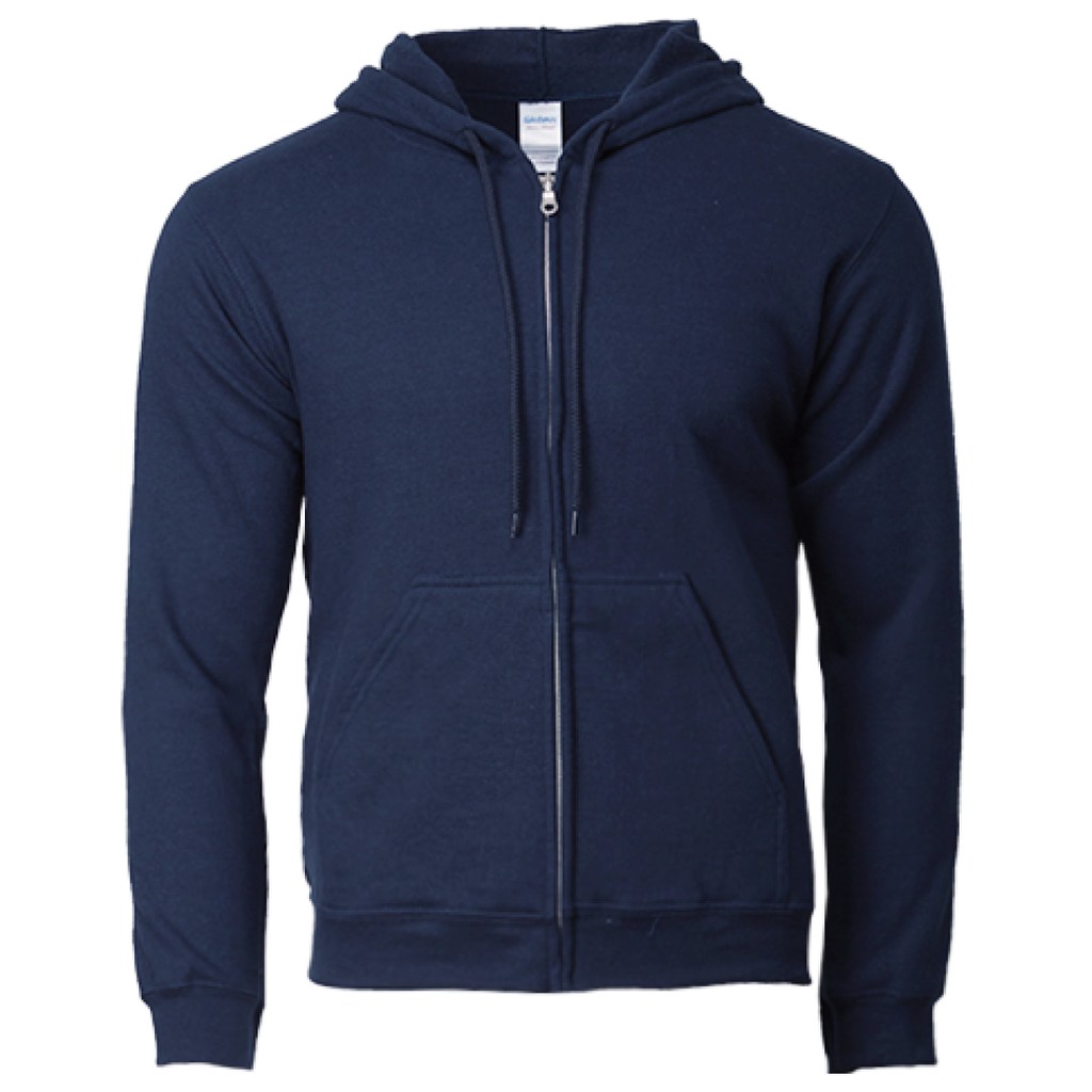 GILDAN Heavy Blend Unisex Sideseamed Adult Full Zip Hooded Sweatshirt ...