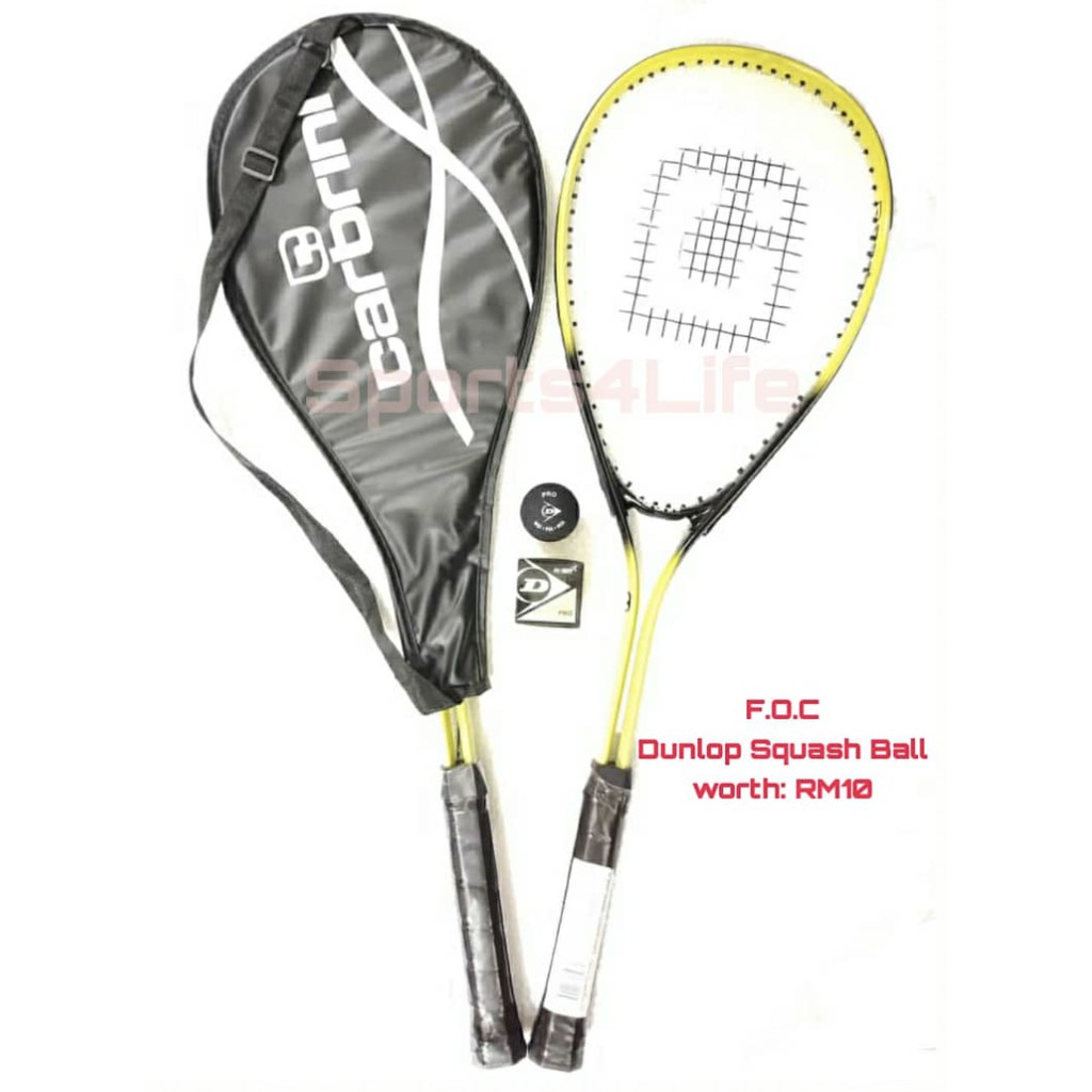 Premium Squash Racquet FREE 1pc Dunlop Squash Ball / Squash Racket