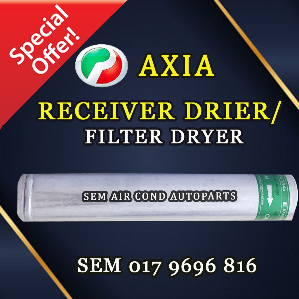 PERODUA AXIA SANDEN RECEIVER DRIER/ FILTER DRYER (CAR AIR COND SYSTEM ...