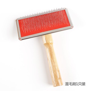 Wool felt DIY Blending wool brush wooden handle small brush