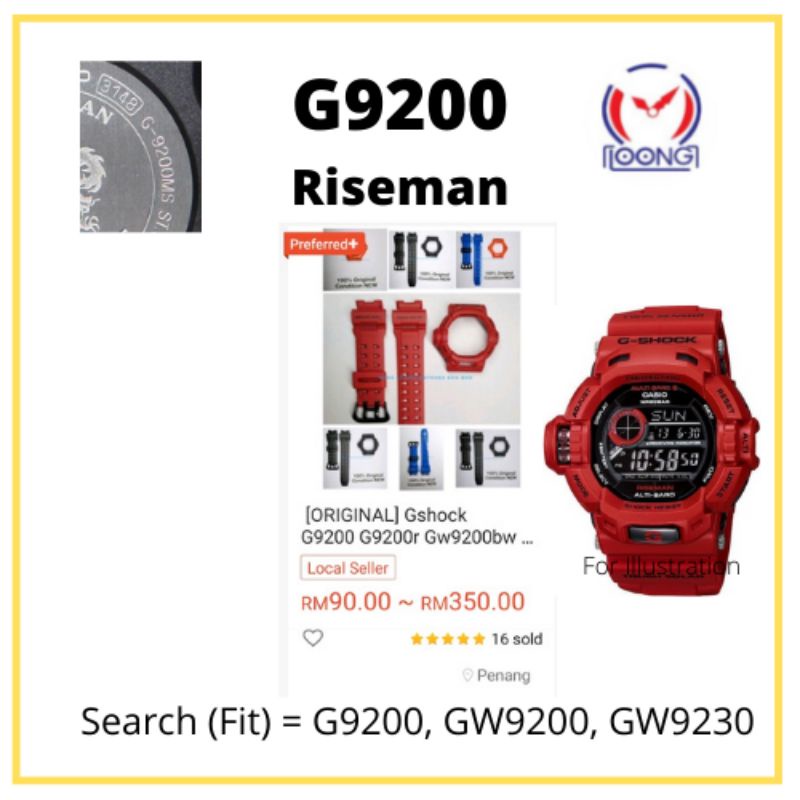 ORIGINAL] G-shock G9200 G9200r Gw9200bw Gw9200bpj G9200bl