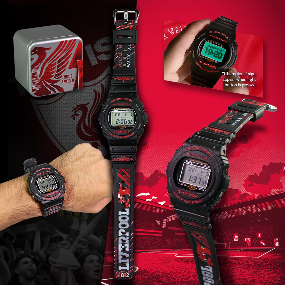 Liverpool Black Ver BPL 19 20 Premier League Champions Custom Design on Genuine G Shock Shopee Malaysia